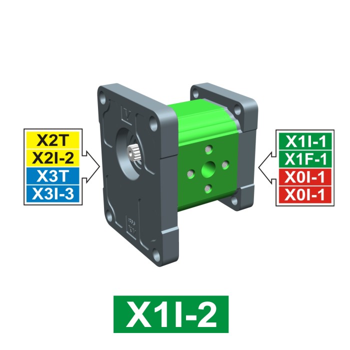 Elemento di Pompa Multipla xi103 del Gruppo 1 di Vivolo Vivoil Oleodinamica