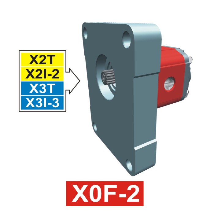 Elemento di Pompa Multipla xf004 del Gruppo 0 di Vivolo Vivoil Oleodinamica