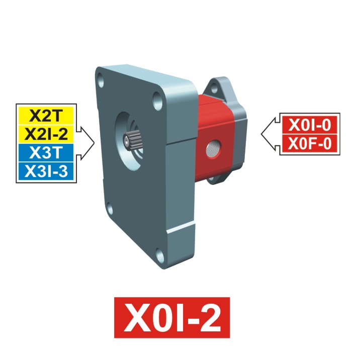 Elemento di Pompa Multipla xi004 del Gruppo 0 di Vivolo Vivoil Oleodinamica