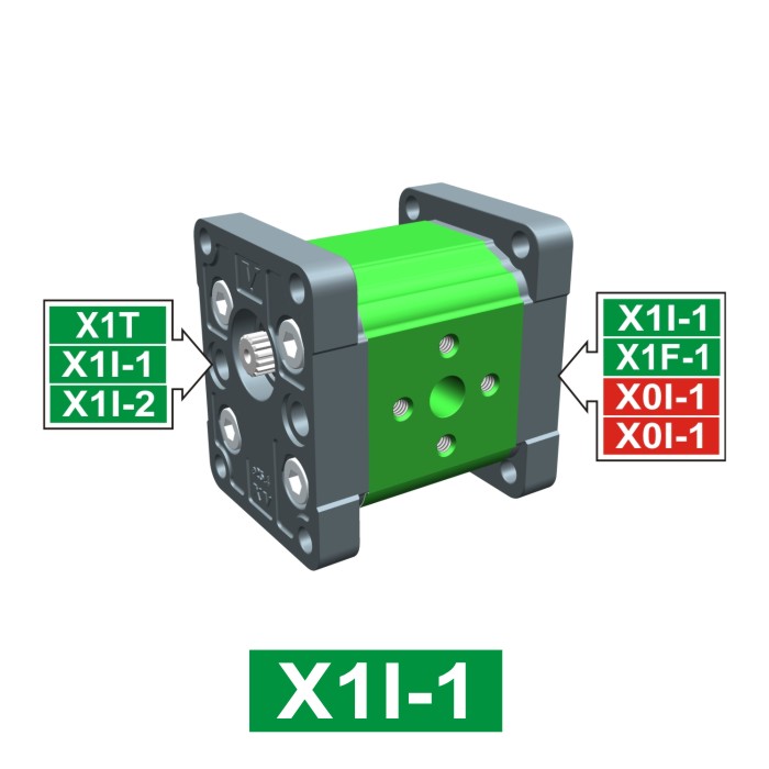 Elemento di Pompa Multipla xi101 del Gruppo 1 di Vivolo Vivoil Oleodinamica