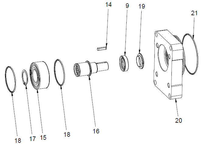 The bearing support