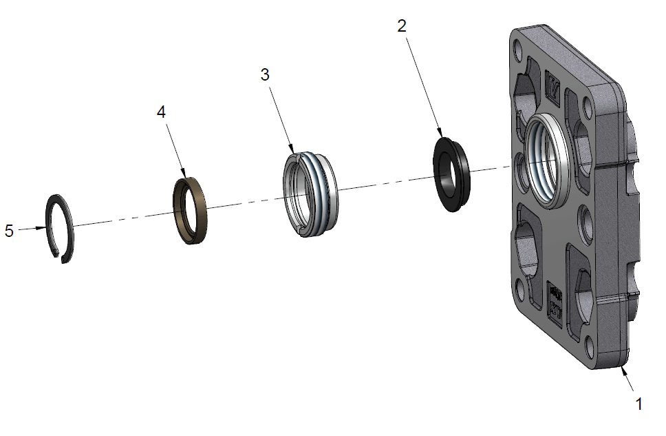 High-pressure oil seal